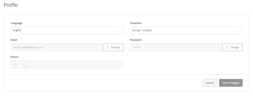 Gateway usage screenshot