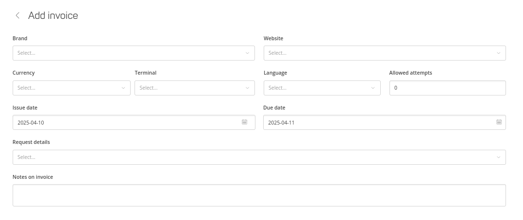 Gateway usage screenshot